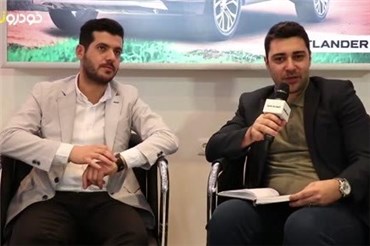 پاسخ رییس بازاریابی میتسوبیشی در ایران به سوالات مردم در نمایشگاه خودرو تبریز