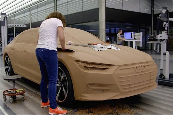 مراحل طراحی خودروی Audi A۷
