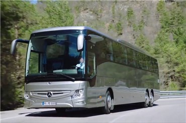 مراسم رونمایی از اتوبوس جدید مرسدس بنز new coach Tourismo RHD و نگاهی به تجهیزات و امکانات آن