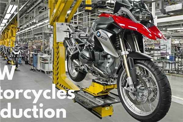 نگاهی به مراحل مختلف تولید در ابرکارخانه موتورسیکلت ب ام و