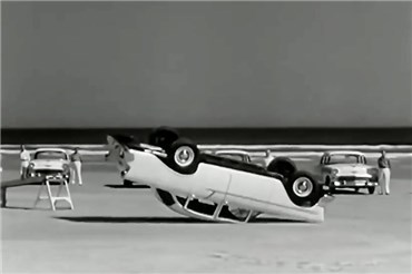 تست های امنیت خودروهای شورولت در دهه ۵۰