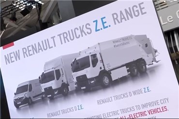 نمایشگاه IAA ۲۰۱۸(بیست و سه) : رنو تراکس با کامیون الکتریکی به هانوفر رفت