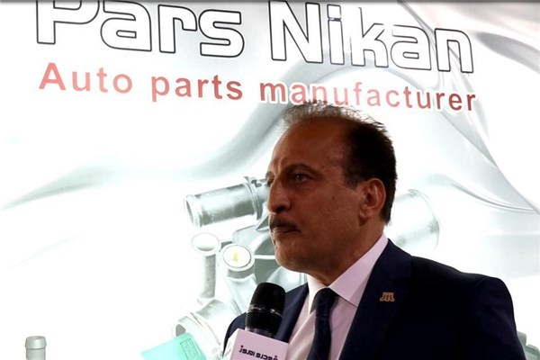 مصاحبه با محمد رضایی مدیرعامل شرکت پارس نیکان در نمایشگاه قطعات خودرو ۹۷